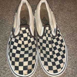 Checkered Vans Womens 8